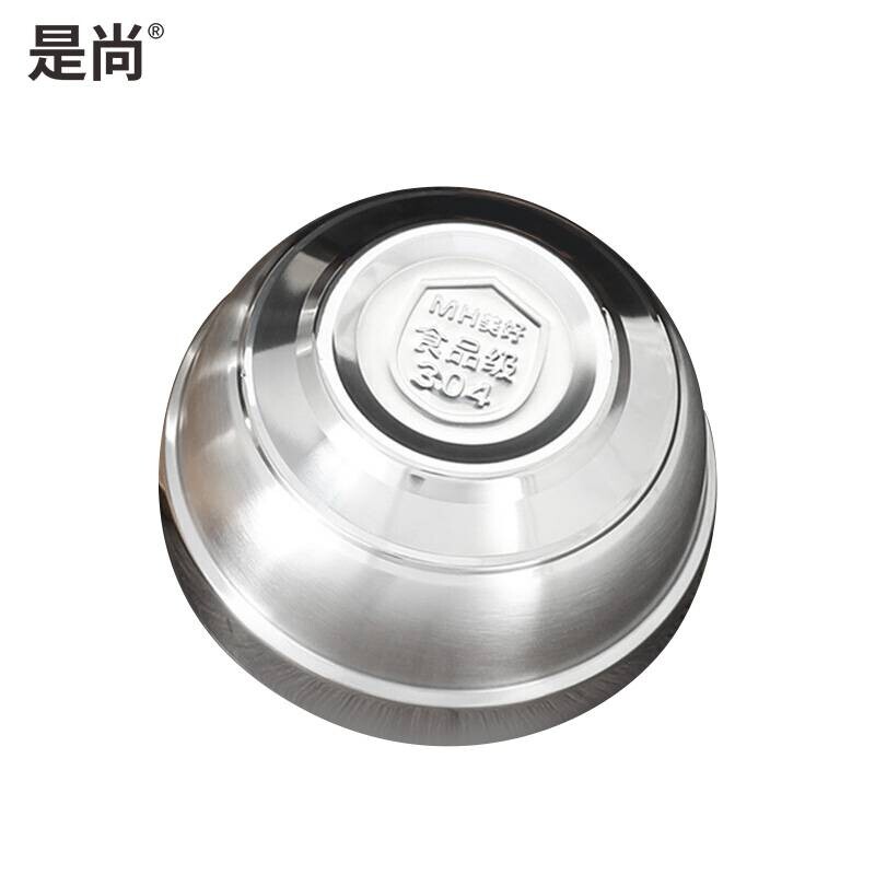 是尚 304不锈钢碗 12cm 一个高清大图