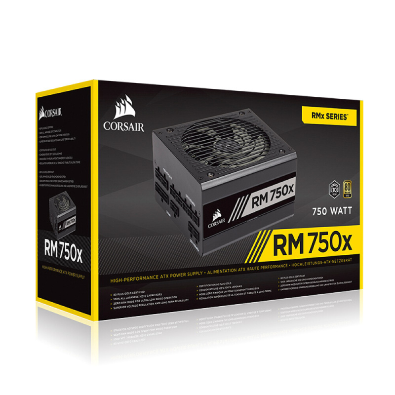 美商海盗船(USCorsair)额定750W RM750x 全模组电脑电源