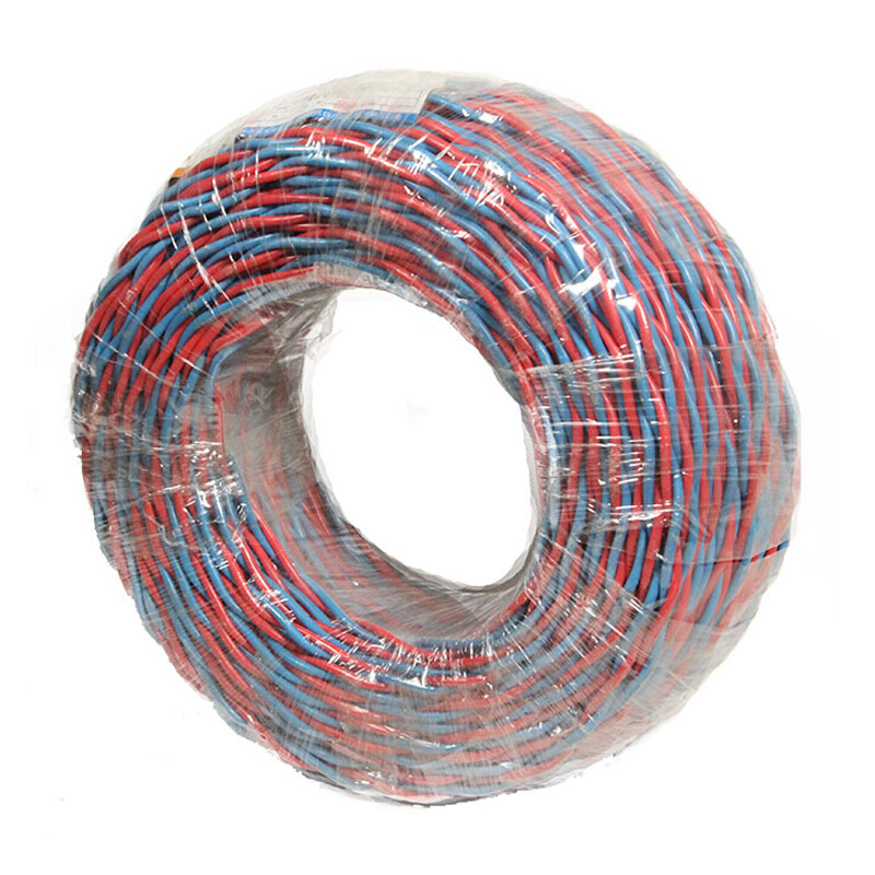 津达线缆 电线电缆 国标铜芯双色双绞线 100米/盘