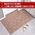 进地垫家用客厅卧室红色地毯喜庆地板脚垫定制口北欧入户垫子_261 70*140cm 善之行咖色
