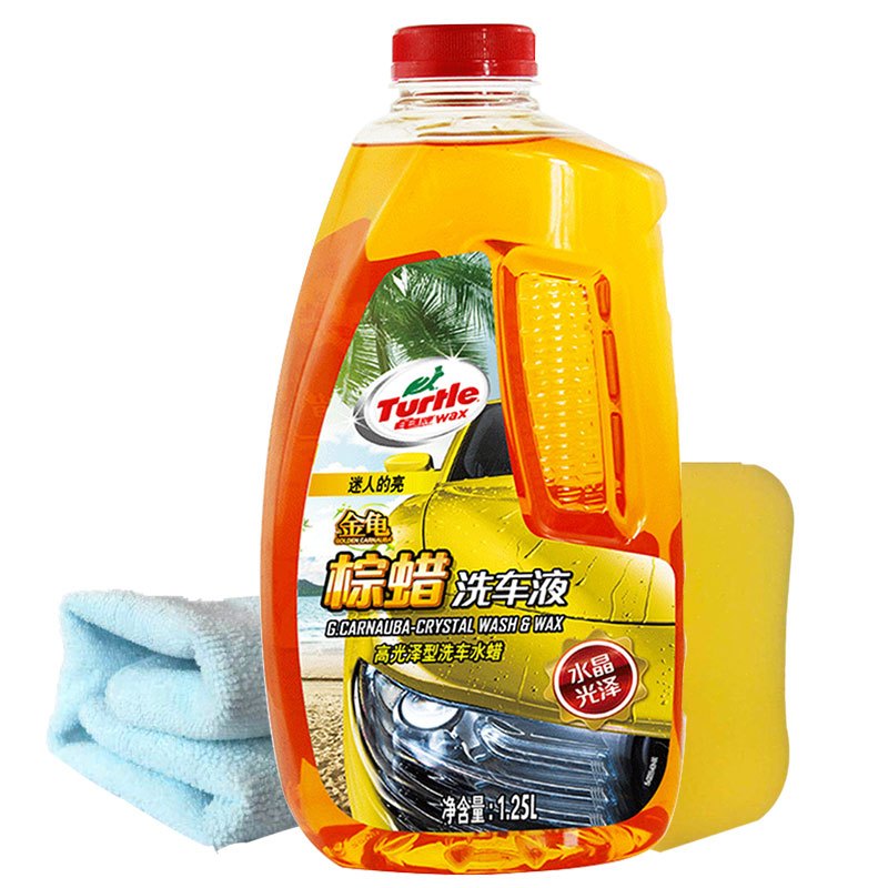 龟牌（Turtle Wax）金龟粽蜡汽车清洁美容除虫渍;除尘除树胶除鸟粪浓缩泡沫去污上光养护G-4039 1250ml