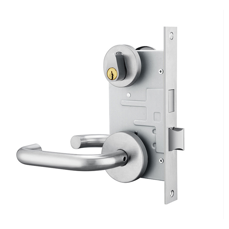 围达 不锈钢防火门锁 201配铜芯 把高清大图