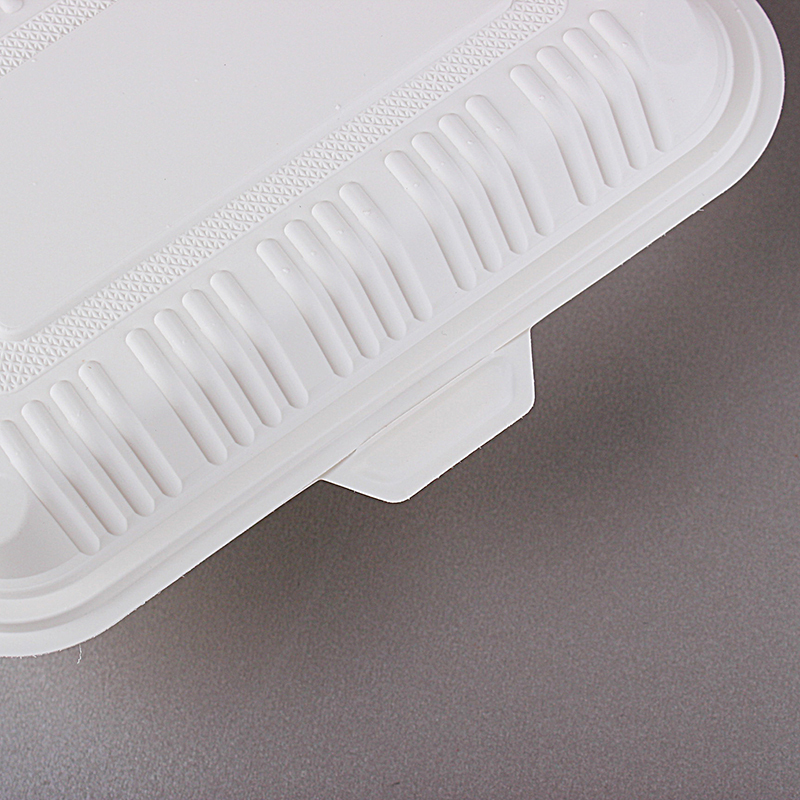 FANGJIE一次性饭盒塑料快餐盒 白色米饭盒 FJ-04 (400个/箱)