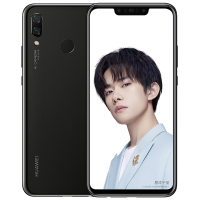 【送钢化膜+手机壳】HUAWEI/华为 nova3全面屏高清四摄千玺代言 6GB+128GB亮黑色 全网通4G手机