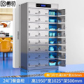 戴劲不锈钢碗柜学校食堂餐具柜多门餐厅消毒餐盘柜24门餐盘柜304