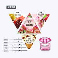 VERSACE 范思哲香恋水晶臻挚粉钻EDP30ml女士香水 花香调 正品 持久清新留香