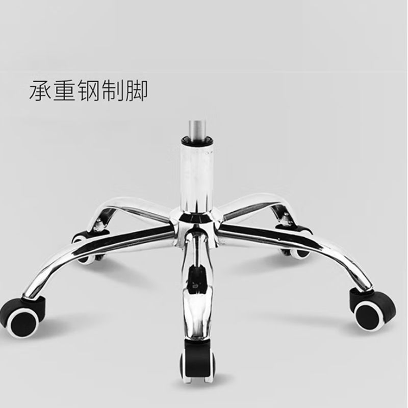 质凡 ZF-BG02黑框黑网钢制脚办公座椅升降透气旋转椅高清大图