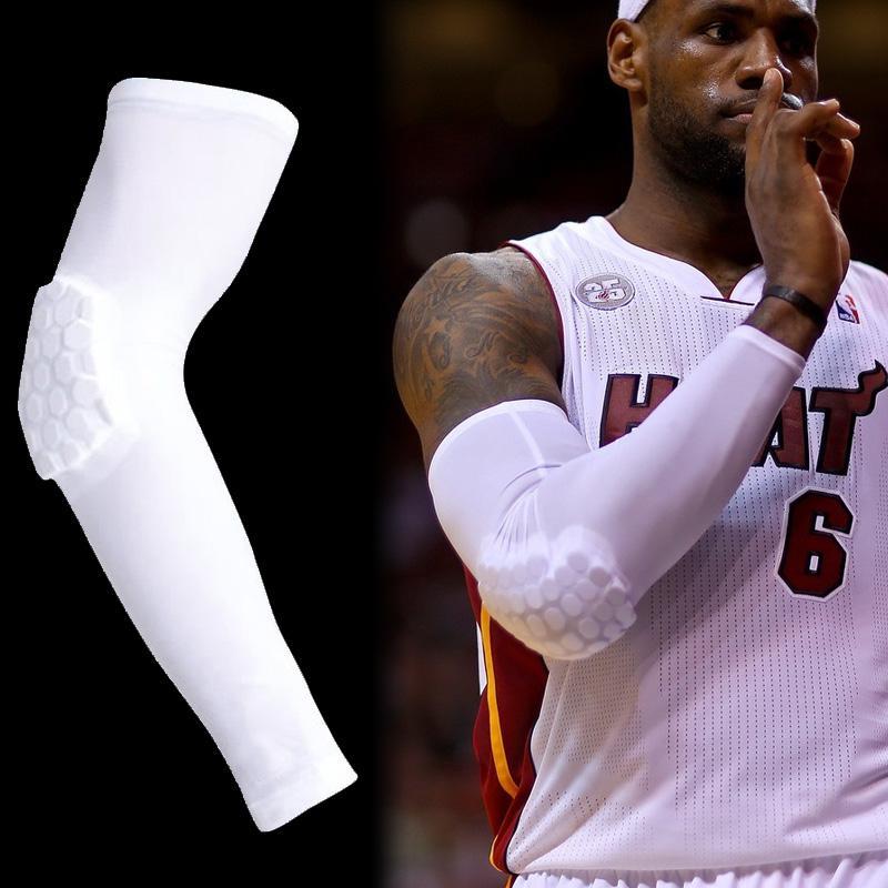 篮球护臂男护肘防撞蜂窝护手臂弹力透气训练装备专业运动护具护膝串得