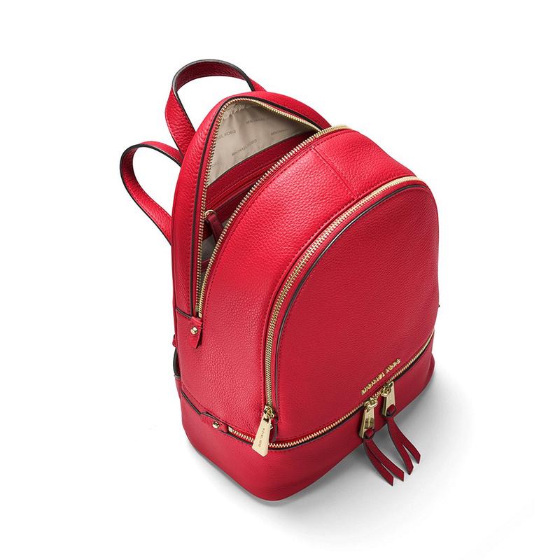 Michael Kors奢侈品箱包女logo双肩包 30S5GEZB1L-BRIGHTRED 24新款高清大图