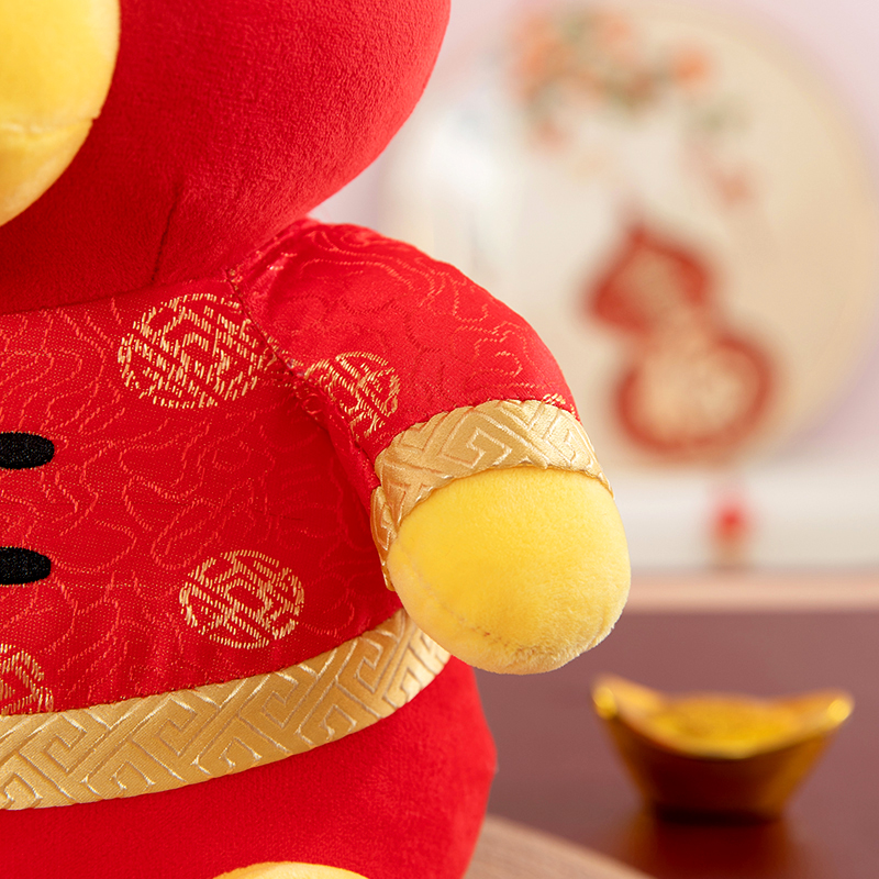 锦瑞星新年春节吉祥物公仔玩偶30cm/个高清大图