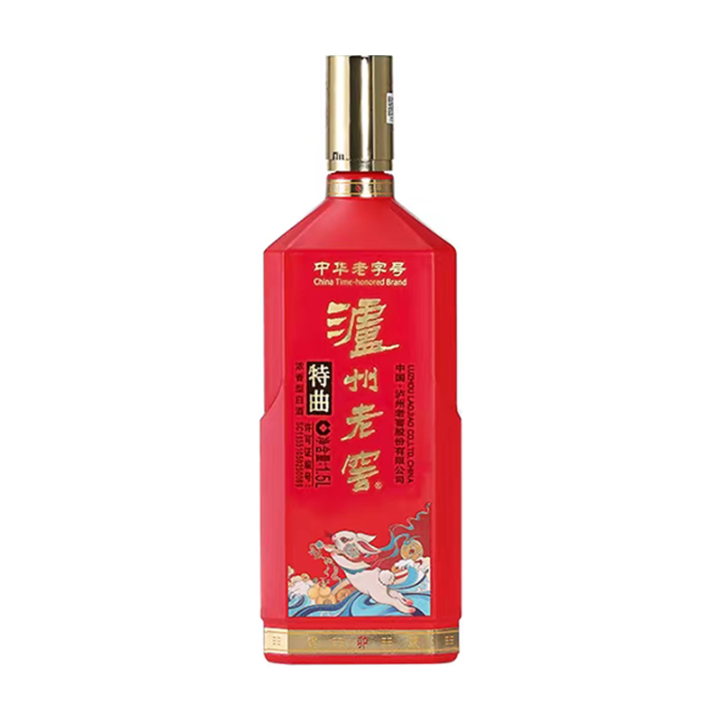 泸州老窖特曲中华老字号 癸卯兔年生肖礼酒52度1.5L单瓶浓香型白酒高清大图