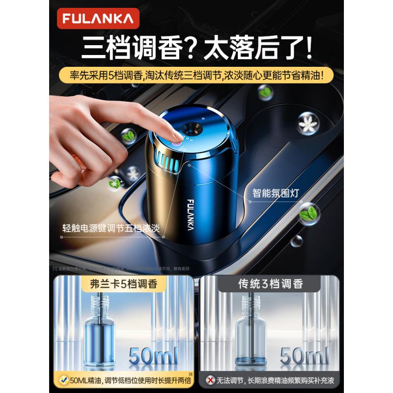 [补贴10%]智能喷雾车载香薰汽车内男香水车用品持久淡香氛自动高档除味摆件高清大图