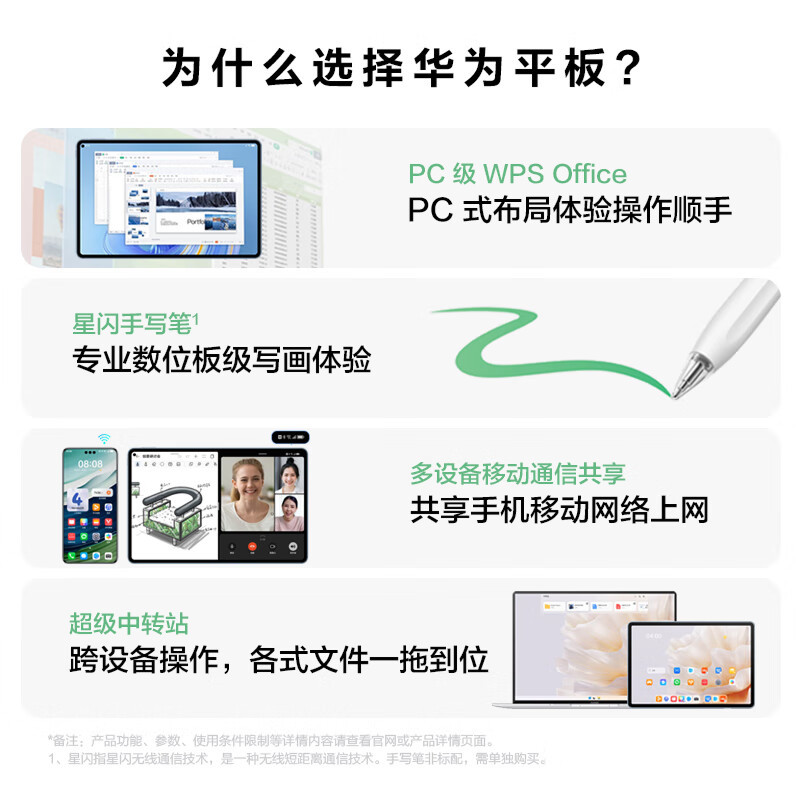华为平板电脑 MatePad PRO 11 12G/256G/11寸/WiFi/智能磁吸键盘/手写笔 曜金黑