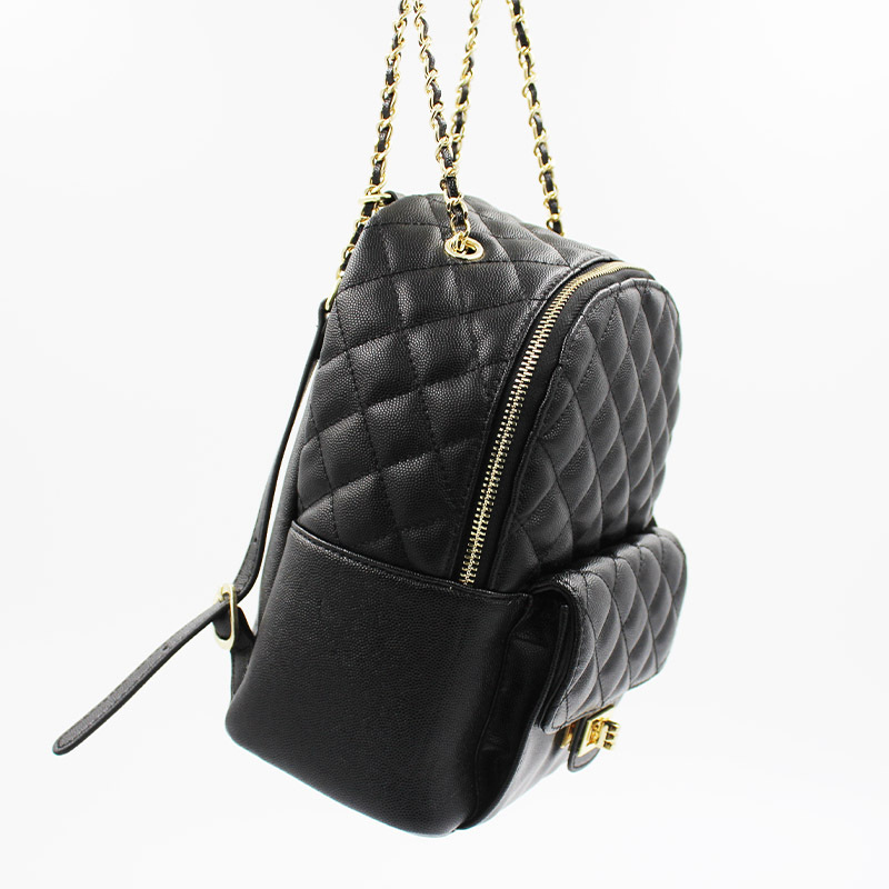 caldicekris时尚高端菱格链条女双肩包ckb1004