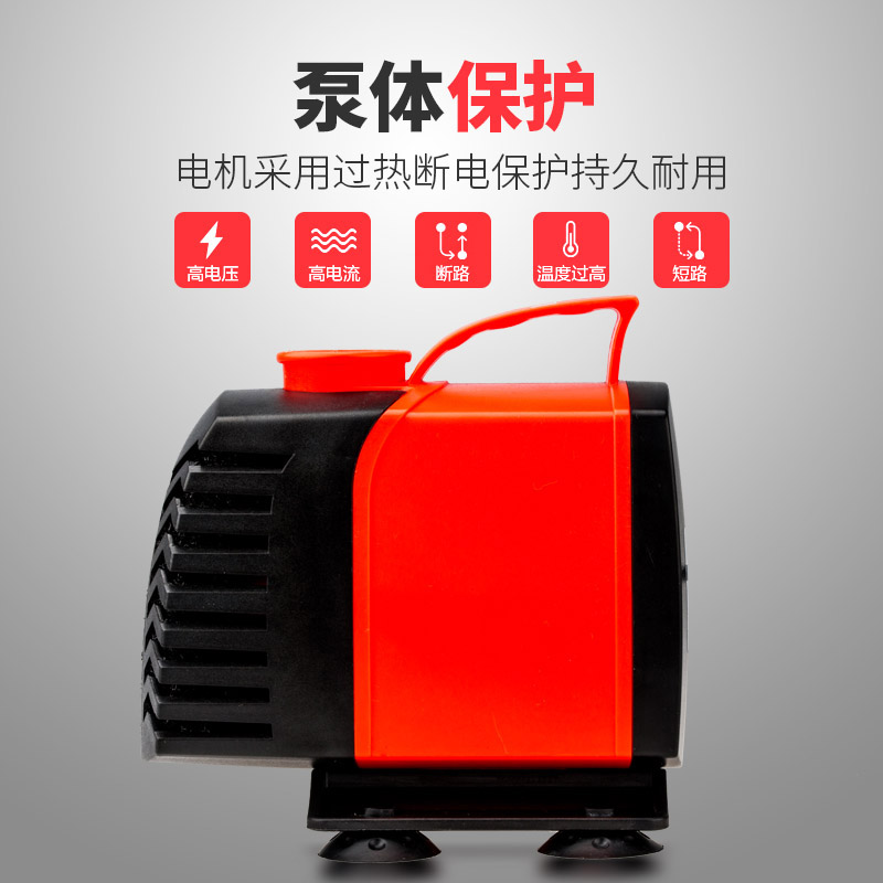 仟湖艾柯潜水泵水陆两用水泵鱼缸抽水泵静音循环水泵多功能潜水泵_4高清大图