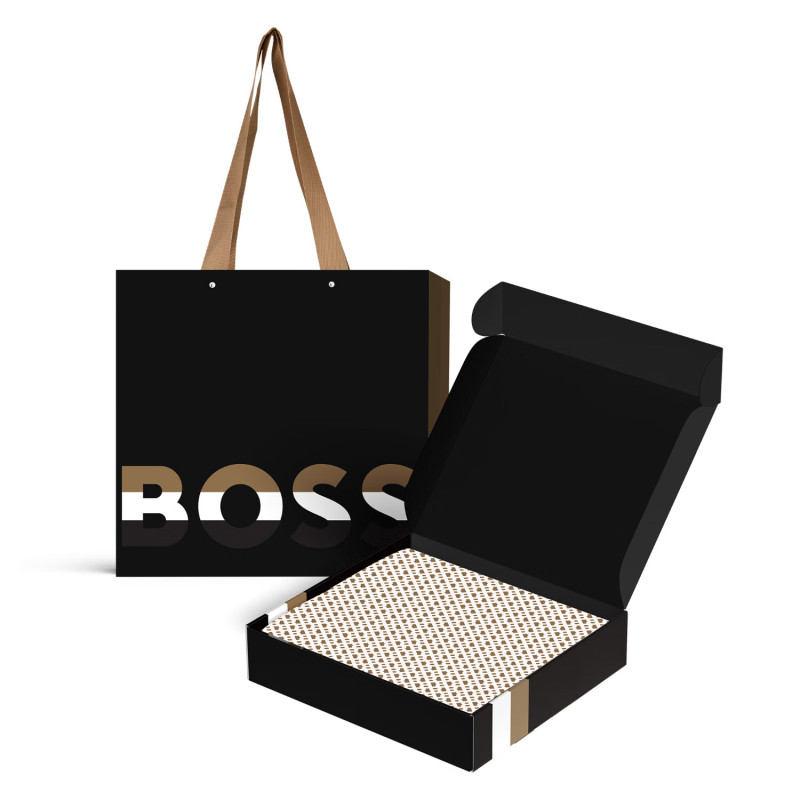 BOSS HBMJ-003 多功能巾二件套 毛巾:35×75cm×1 浴巾:70×140cm×1高清大图