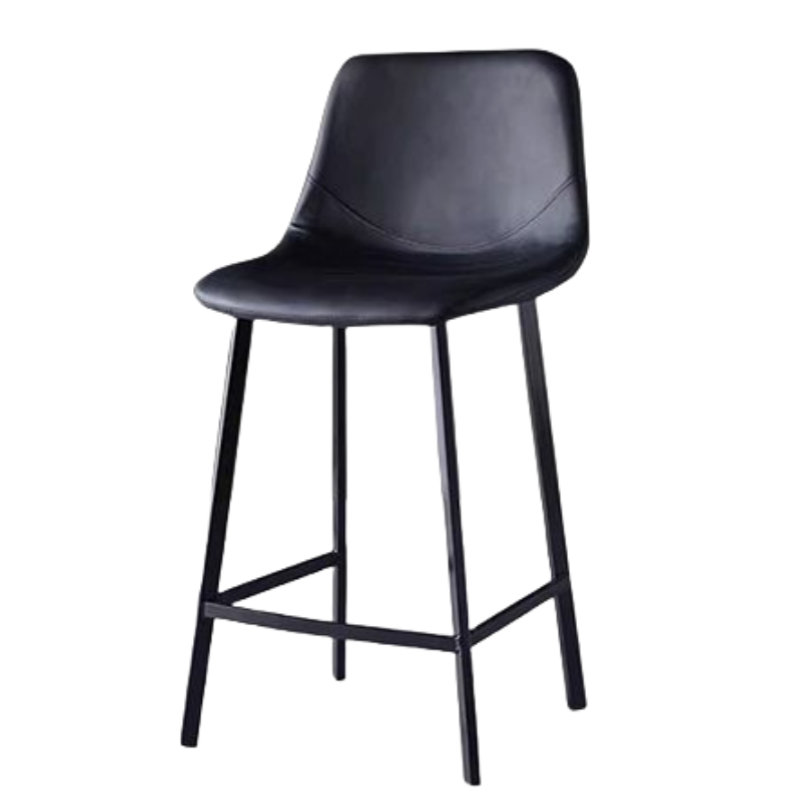 烁恒 休闲椅黑色65cm 把高清大图