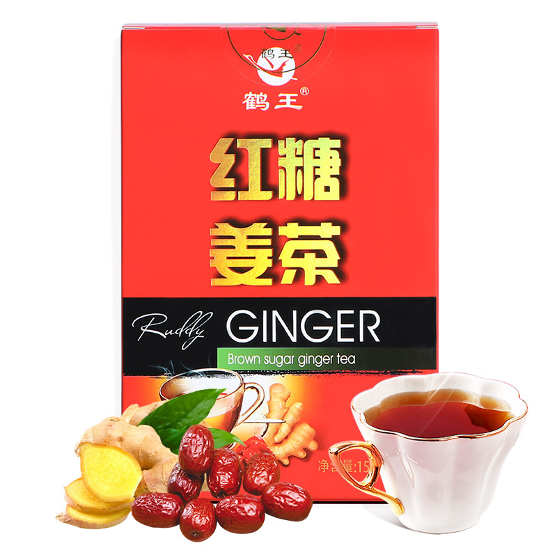 鹤王红糖姜茶老姜茶150g生姜袋泡茶红枣姜汤养生茶花茶组合