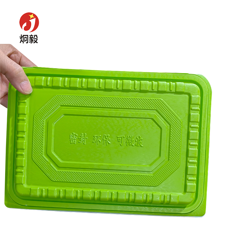 炯毅 一次性餐盒 连体五格 300个 箱高清大图