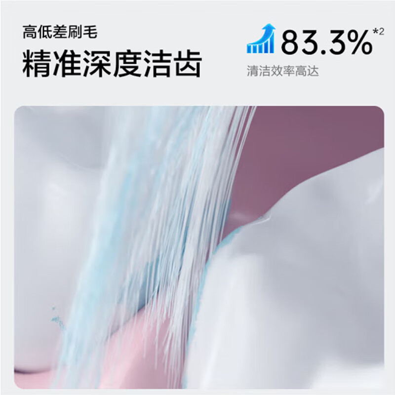 松下(Panasonic)电动牙刷奶泡刷去渍护龈双效滑屏解锁控制电量长久续航DC20黑色高清大图