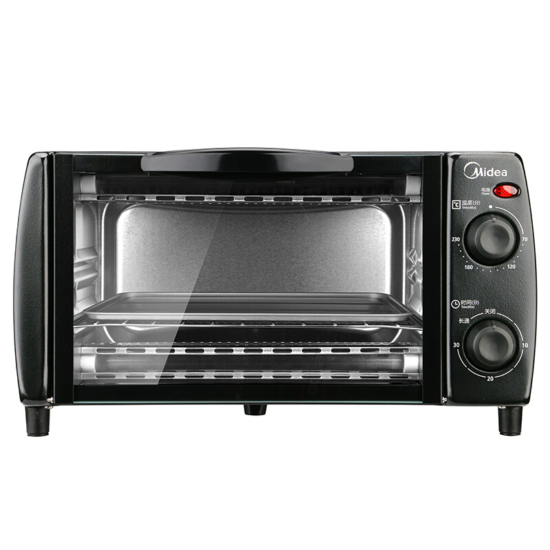 美的(Midea)T1-108B 家用多功能迷你小烤箱