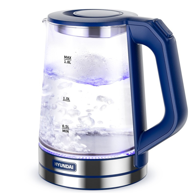 hyundai电水壶qcsh1827a玻璃电水壶热水壶高硼硅玻璃电热水壶18l带