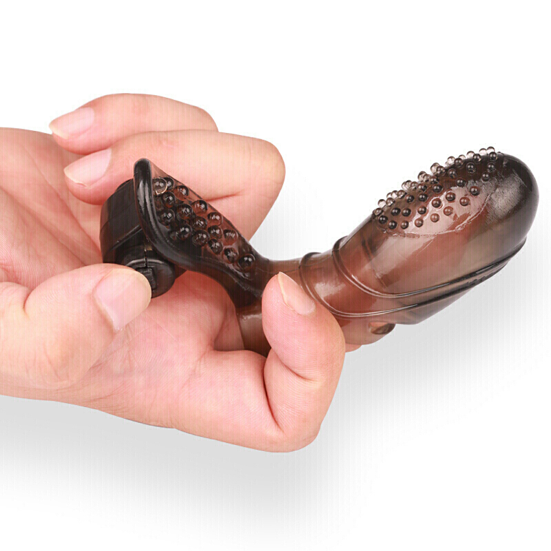 久爱震动手指套女用抠抠套快感sm玩具用品男用茎狼牙套另类玩具夫妻激情 圣指Q爽高清大图