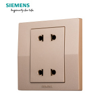 西门子(SIEMENS)开关插座 悦动香槟金系列四孔电源插座5UB8012-3NC03