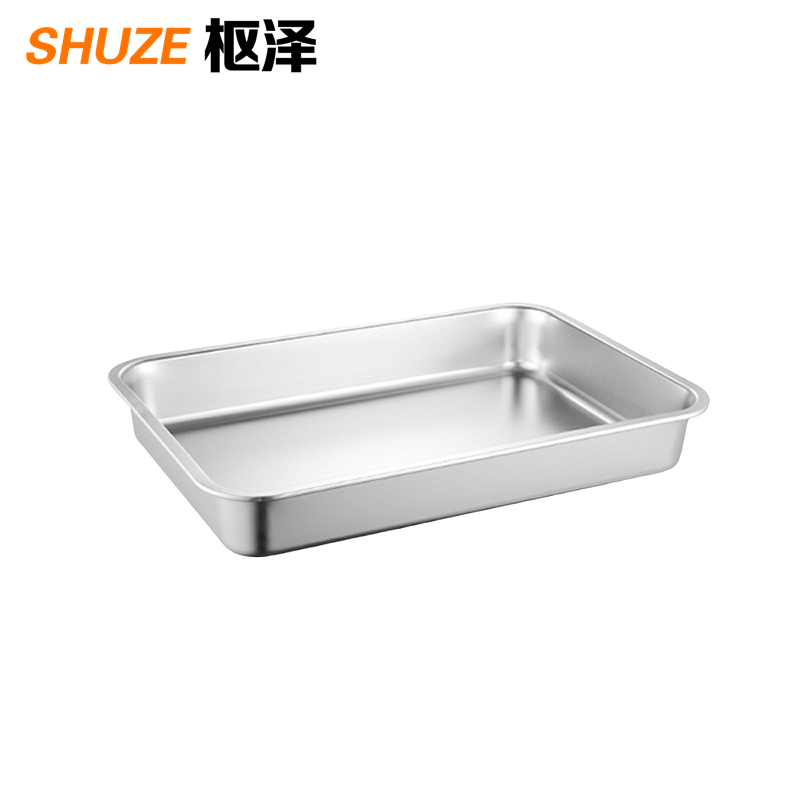 枢泽 不锈钢餐盆 50*35*10CM 个高清大图
