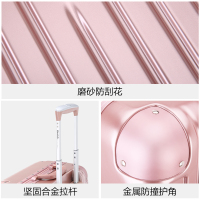 爱华仕铝框拉杆箱20寸万向轮拉杆箱登机行李箱飞机轮PC+ABS