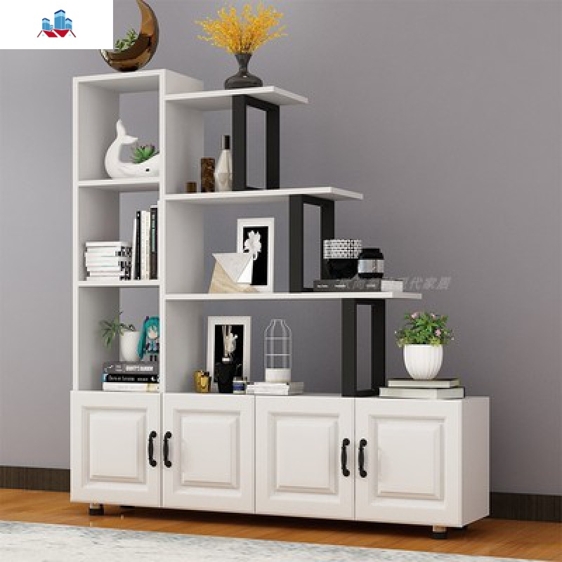 客厅隔断酒柜玄关柜花架装饰屏风沙发置物架现代简约书柜鞋柜多层泰