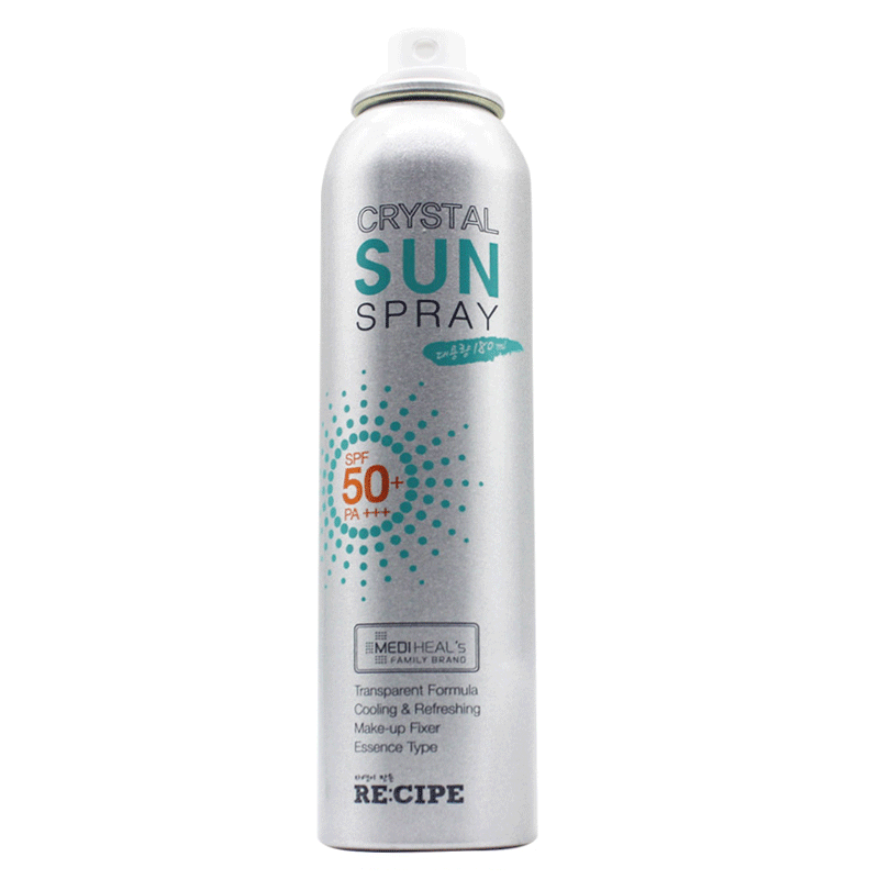 莱斯璧(RE:CIPE)水晶防晒保湿喷雾SPF50+ PA+++大人小孩皆可使用防晒/隔离新款水晶喷雾180ml1支装