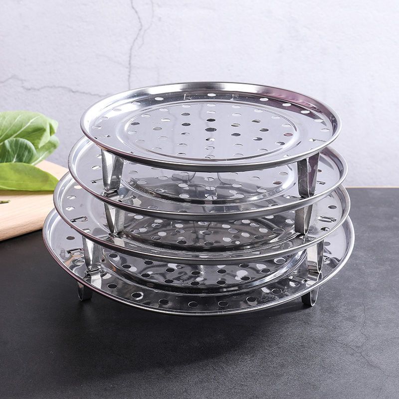 蒸架子不锈钢隔水蒸架篦子家用蒸锅架小蒸屉蒸格圆形蒸片蒸盘蒸笼视频