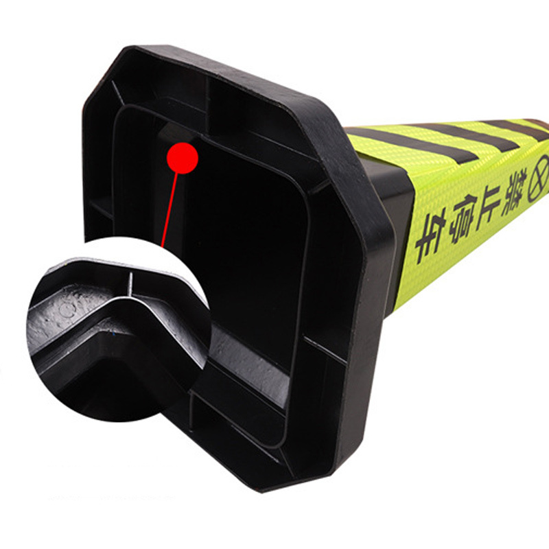 臻远ZY5072402 PVC反光路锥专用车位三角地锥隔离路障 2kg高清大图