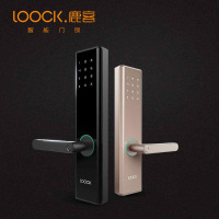 鹿客(LOOCK)Q2指纹锁智能锁家用防盗门锁智能门锁电子锁密码锁全自动指纹锁耀岩黑