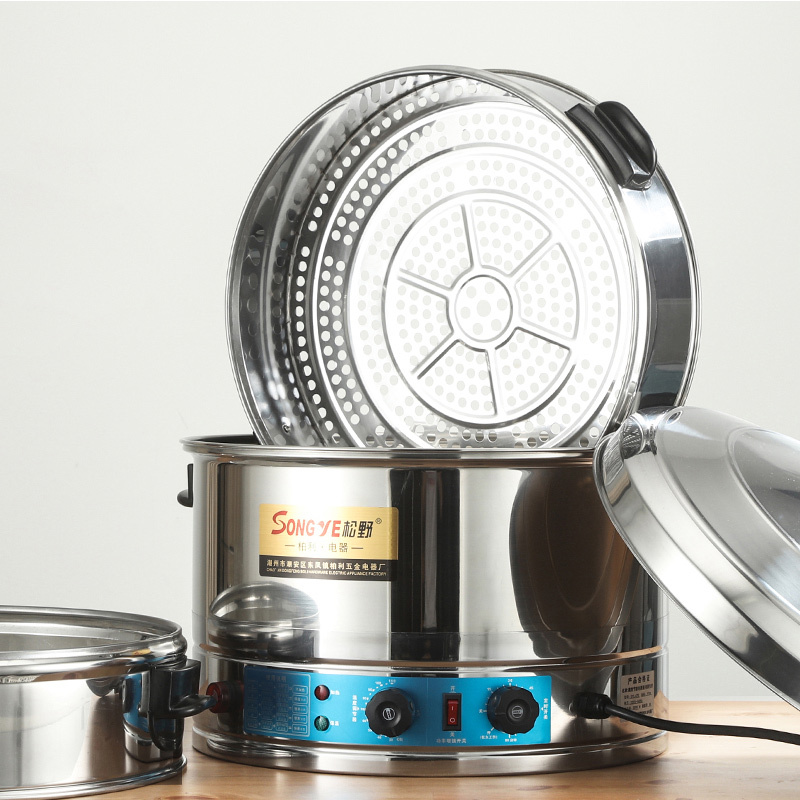 大号蒸锅家用加厚特大电蒸锅超大容量大馒头蒸笼电蒸锅