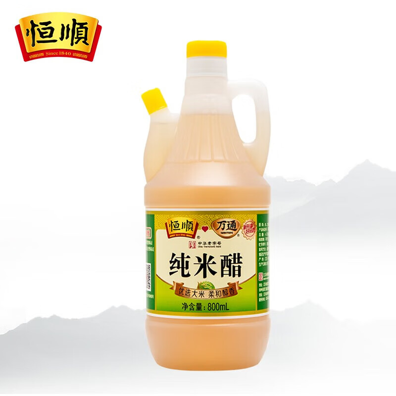 恒顺万通纯米醋800ml