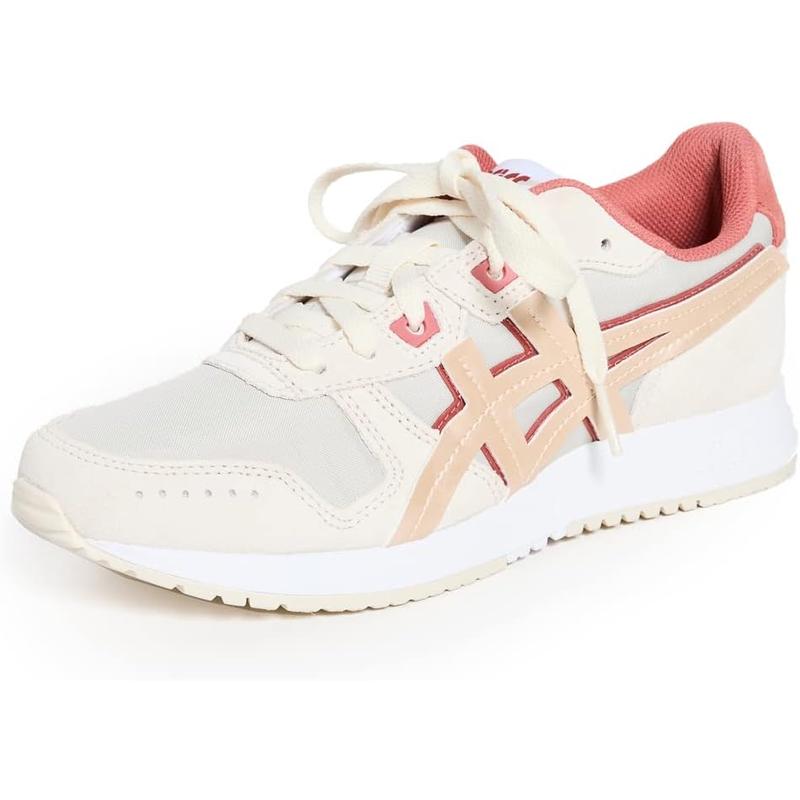 亚瑟士(ASICS)女士跑步鞋轻便舒适网布拼接复古休闲运动鞋高清大图