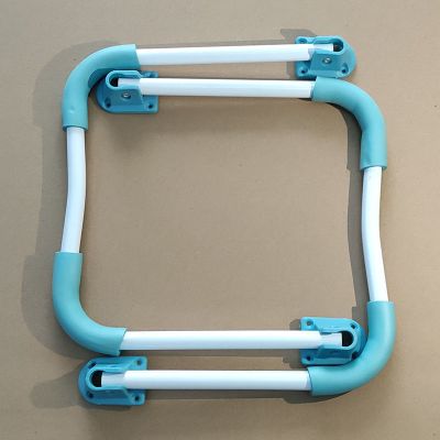 加强版防滑腿(蓝色) 单只(无螺丝钉)(可能与原配a 折叠U型桌腿床上小桌子腿儿童书桌脚学生书桌可折叠桌配件零件