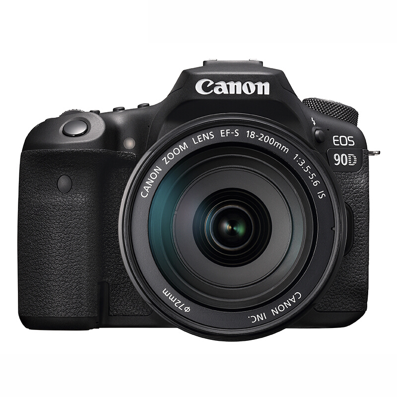 佳能(Canon) EOS 90D(18-200mm+50mm F1.8) 数码单反相机 双镜头套装 约3250万像素