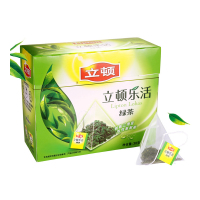 立顿Lipton 乐活绿茶包 袋泡茶叶20包30g 办公室休闲下午茶