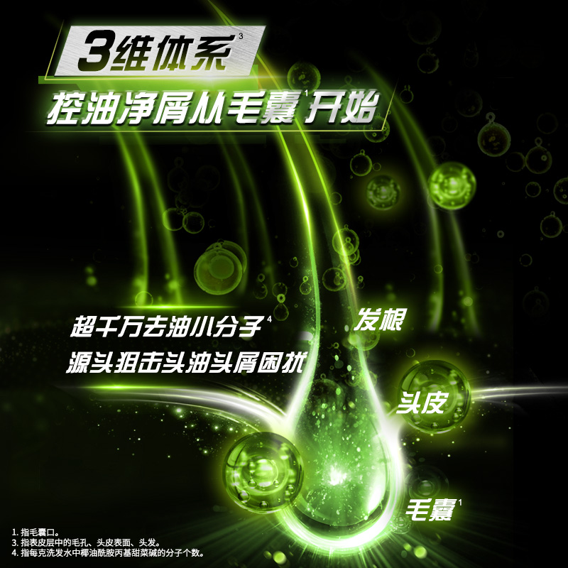 /清扬男士去屑洗发露 清爽控油型 720g高清大图