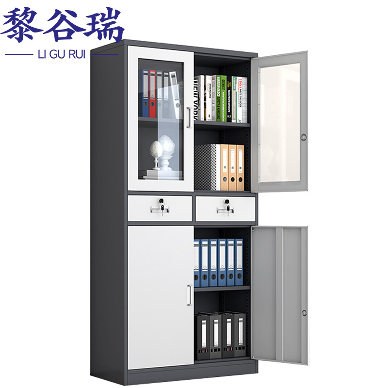 黎谷瑞 办公柜 中二斗 台高清大图