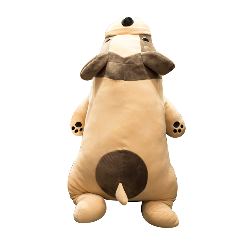 得力deli趴趴哈皮狗70cm公仔生日礼物布娃娃单只装