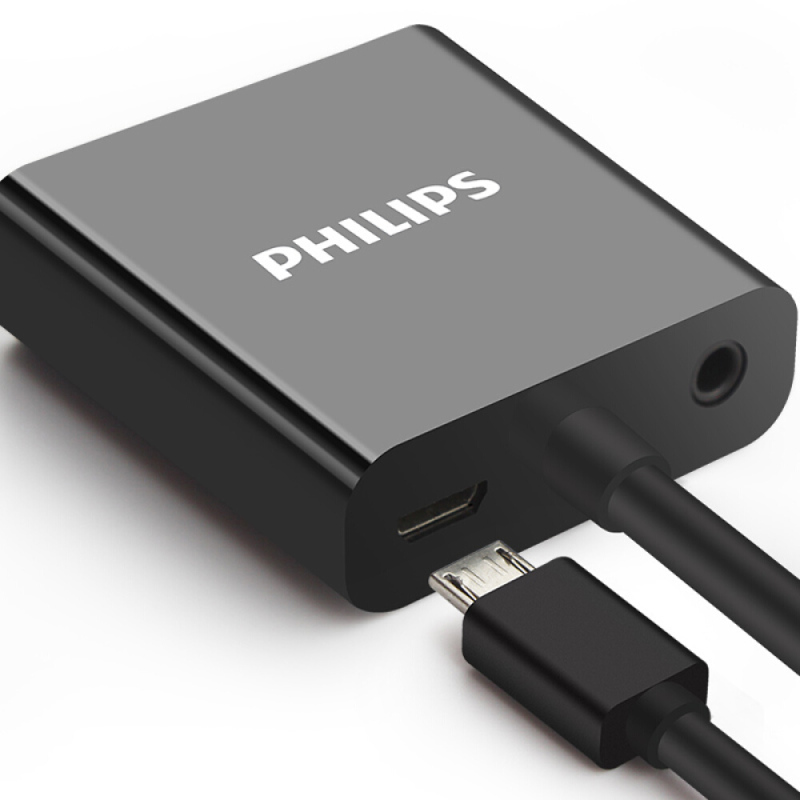 飞利浦(PHILIPS) HDMI转VGA线转换器带音频口 SWR1620B