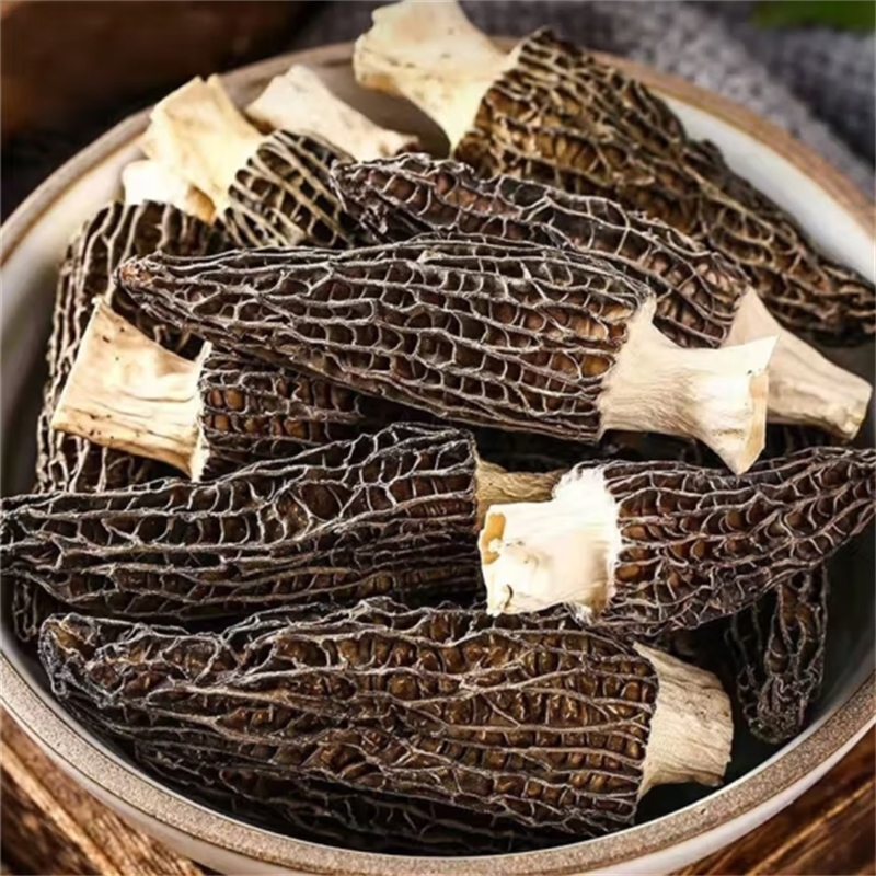 羊肚菌干货100克袋装 云南特产羊肝菌菌菇类蘑菇煲汤食材官方旗舰店高清大图