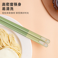 拾画 抗菌儿童筷子 宝宝家用无漆无蜡防滑合金筷 单双装家庭小孩筷SH-6632