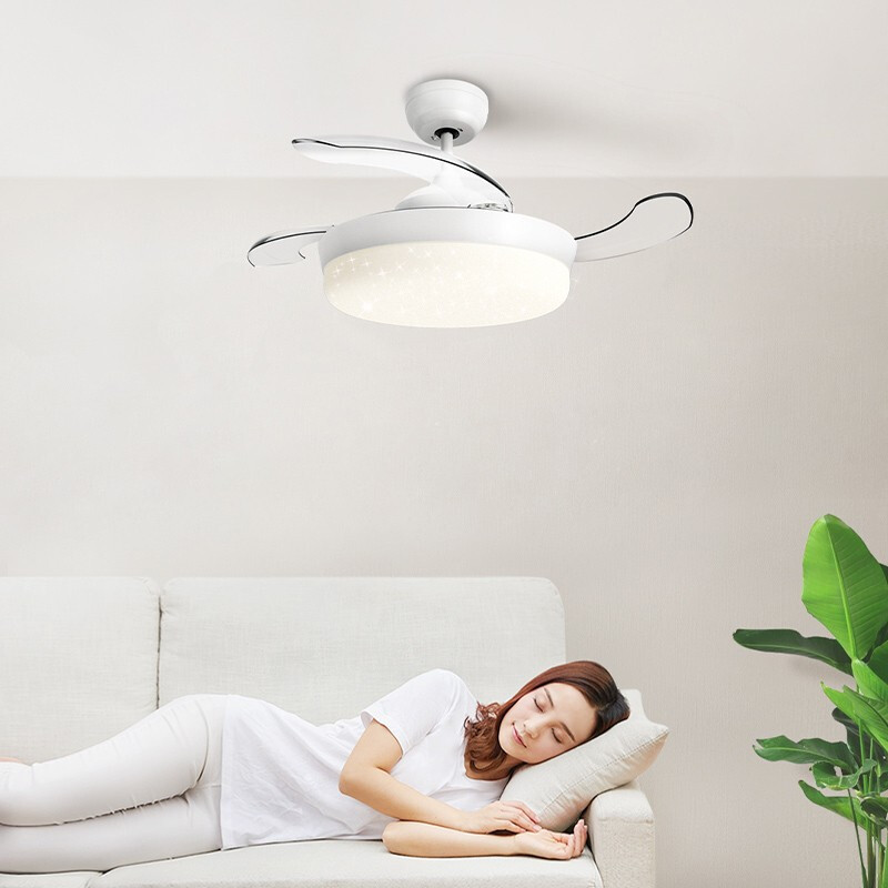 Yeelight智能隐形风扇灯客厅餐厅家用简约现代电扇灯具直流变频风扇灯