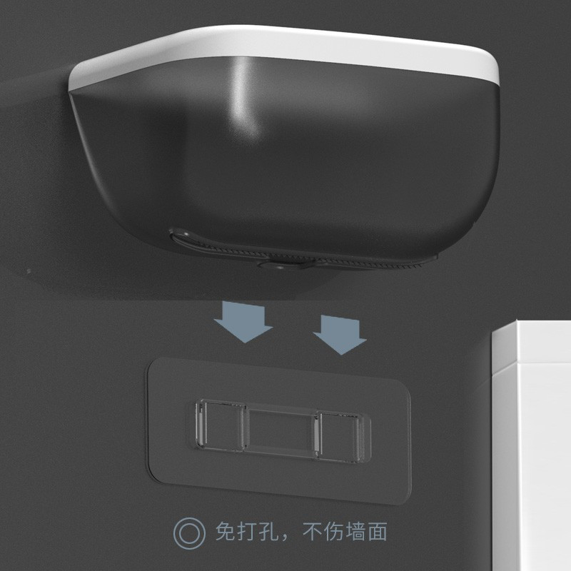 喵可可免打孔创意防水纸巾架厕纸盒卫生间纸巾盒厕所置物架抽纸盒