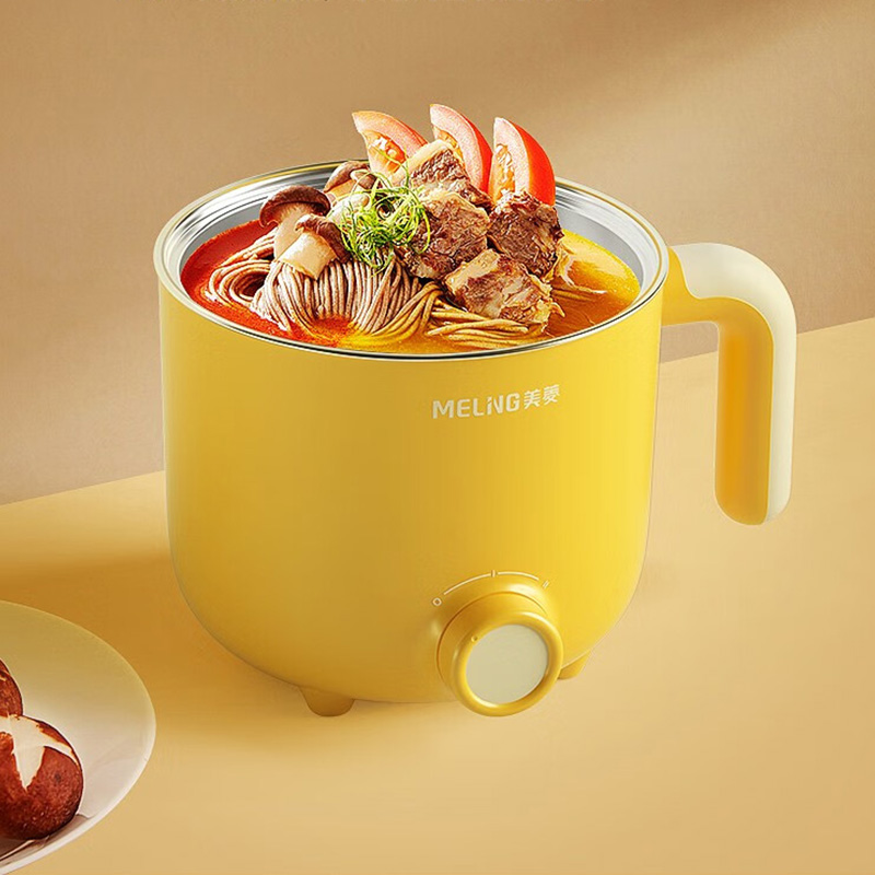 美菱电煮锅1.2L高颜值轻简多功能电火锅MT-LC1207高清大图